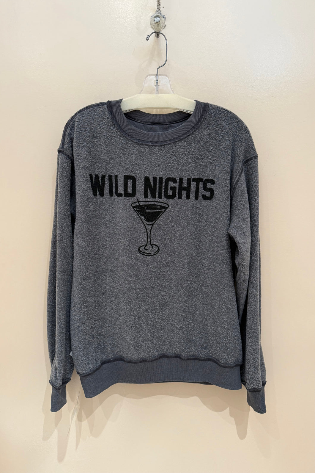 lazy days wild nights REVERSIBLE sweatshirt