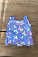 Load image into Gallery viewer, girls glitter butterfly tank top

