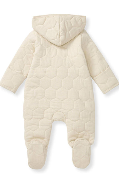 baby organic cotton quilted bunting