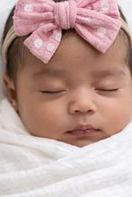 Load image into Gallery viewer, baby 3 pk bow set dot
