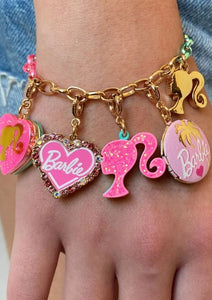 Barbie Girl Charm Bracelet – I Am Kenough, We Girls Can Do Anything!