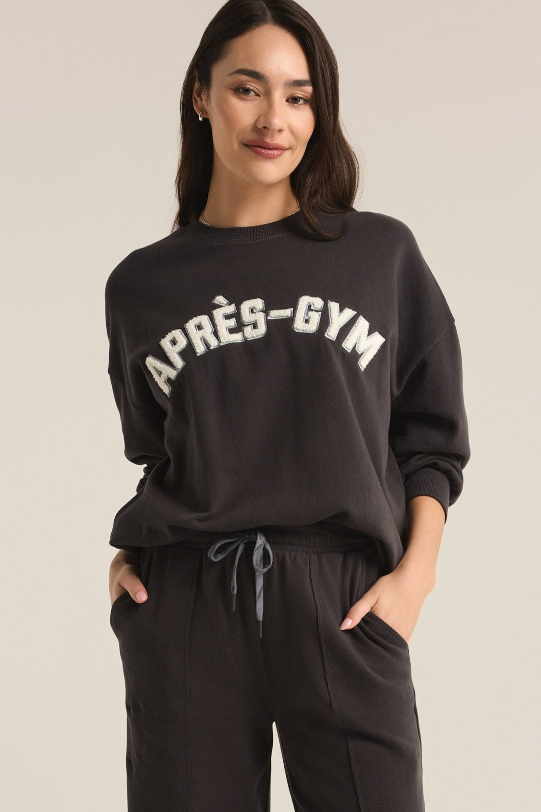 apres gym sweatshirt