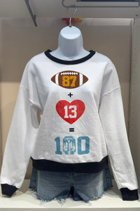 87+13 taylor sweatshirt