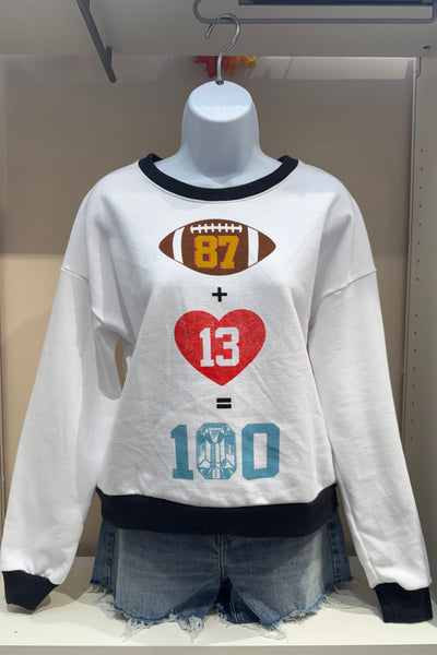 87+13 taylor sweatshirt