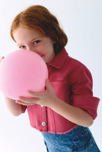 Load image into Gallery viewer, Girls denim jacket

