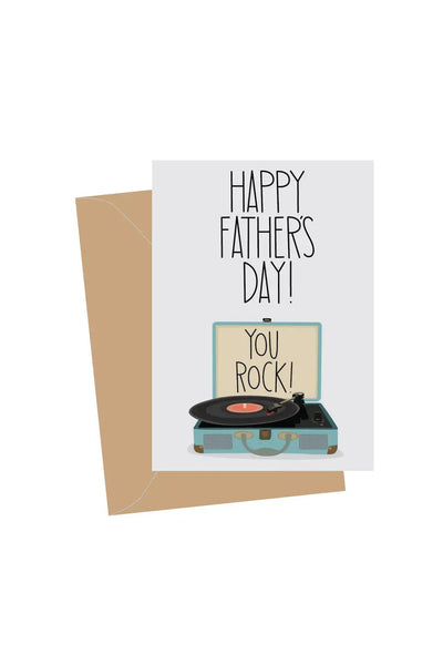 enc card father`s day rock