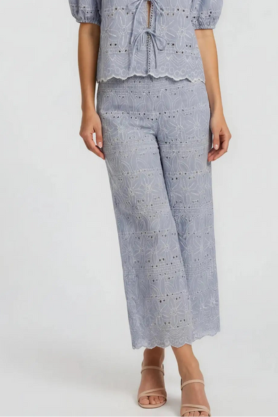 embroidered pants