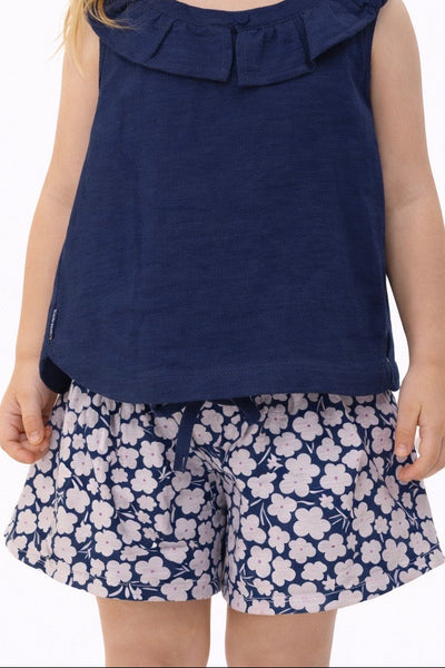 girls floral flowy shorts