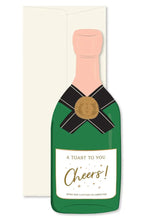 Load image into Gallery viewer, card toast to you champagne

