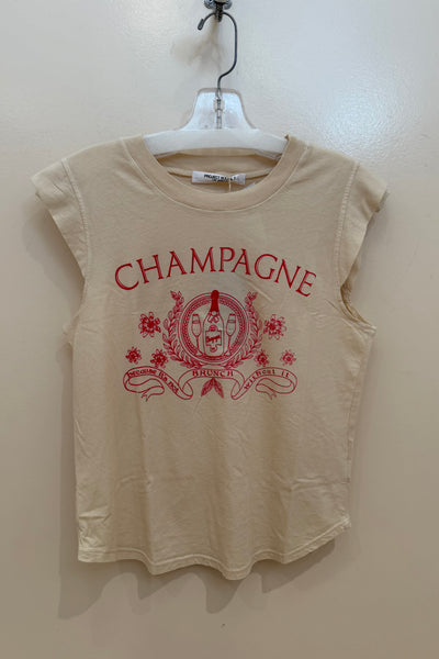 champagne brunch muscle tank