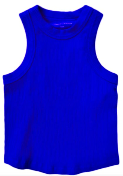 girls seamless rib tank