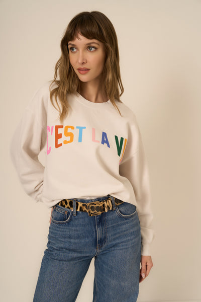 c`est la vie sweatshirt