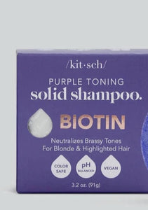 purple toning shampoo bar