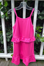 Load image into Gallery viewer, girls ruffle heart cami dress
