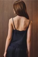 Load image into Gallery viewer, lace trim satin cami

