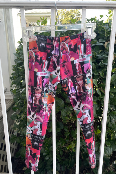 girls showgirl taylor leggings