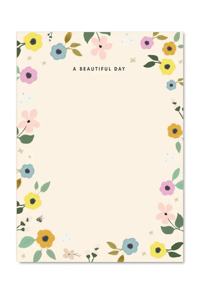 notepad beautiful day