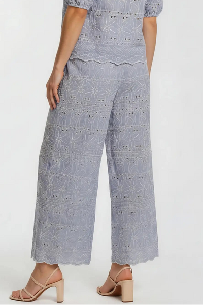 embroidered pants