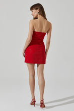 Load image into Gallery viewer, shimmer strapless dress
