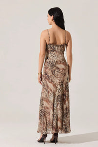 leo cami midi dress