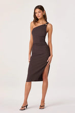 Load image into Gallery viewer, one shoulder bodycon midi dress
