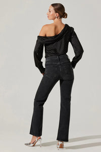 studded off shoulder blouse