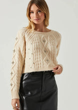 Load image into Gallery viewer, crystal embellished sweater
