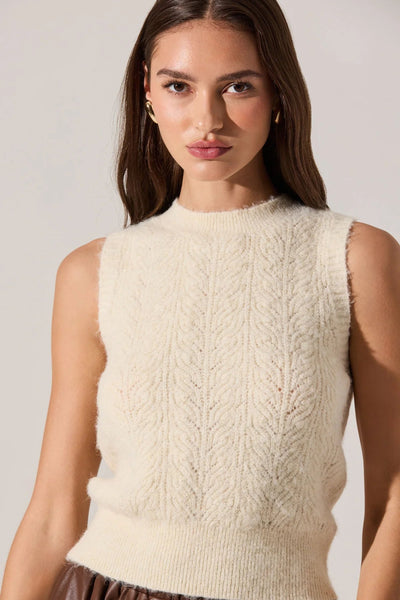 cable crew sweater vest
