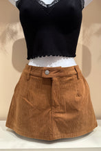 Load image into Gallery viewer, cord micro mini skort
