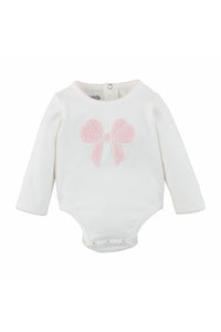 baby long sleeve onesie bow