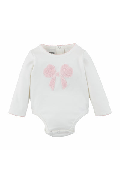 baby long sleeve onesie bow