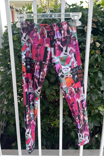girls showgirl taylor leggings