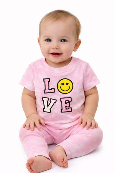 infant smile love tie dye tee + legging