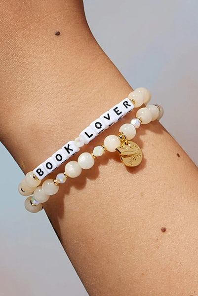 bead bracelet book lover disney