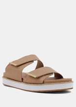 Load image into Gallery viewer, 2 strap stud trim sandal
