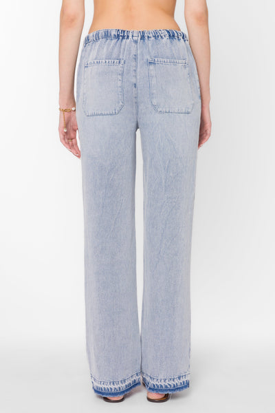 tencel flowy wide leg pant