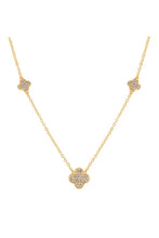 Load image into Gallery viewer, clover trio necklace
