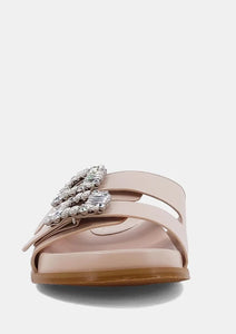 bling buckle sandal