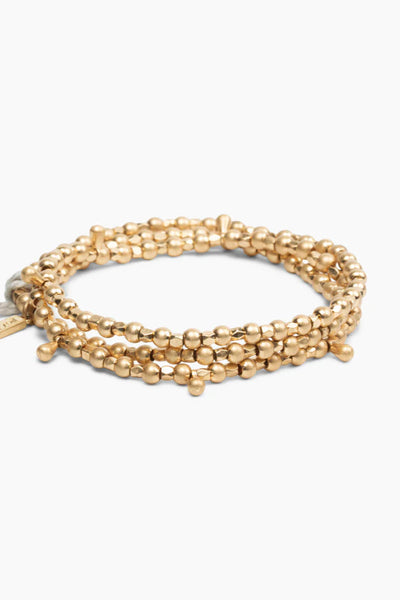 metal teardrop wrap bracelet-necklace