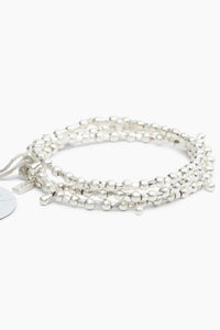 metal teardrop wrap bracelet-necklace