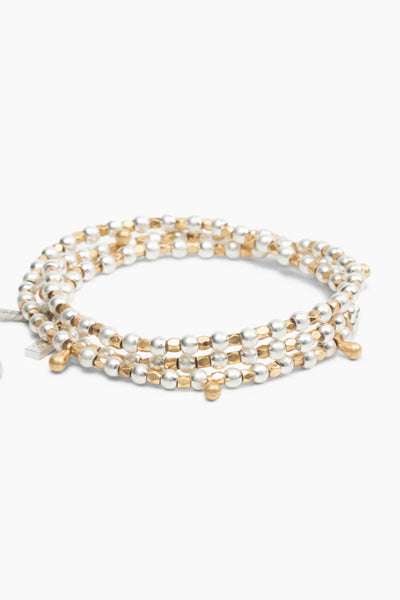 metal wrap bracelet-necklace