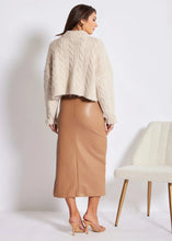 Load image into Gallery viewer, 1/2 zip cable sweater
