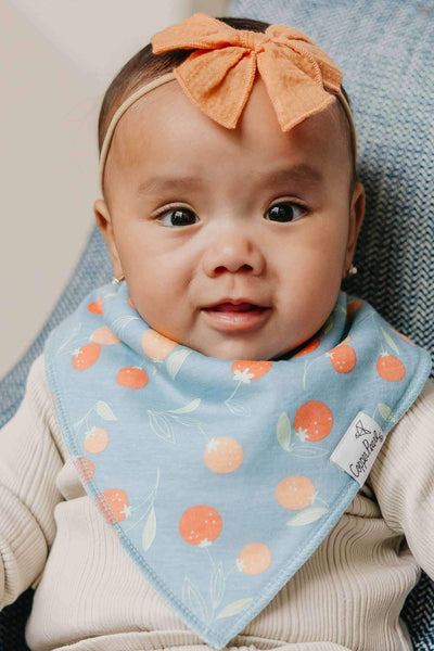 4 pack baby bandana bibs clementine