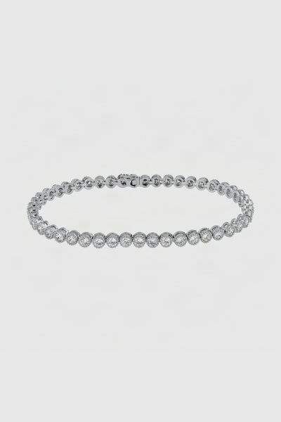 Bezel CZ Tennis Bracelet