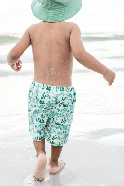 boys turtles swim trunk