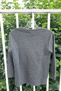 boys long sleeve solid thermal tee