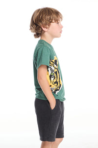 kids tee tiger eyes