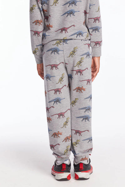 kids skeleton dinos jogger