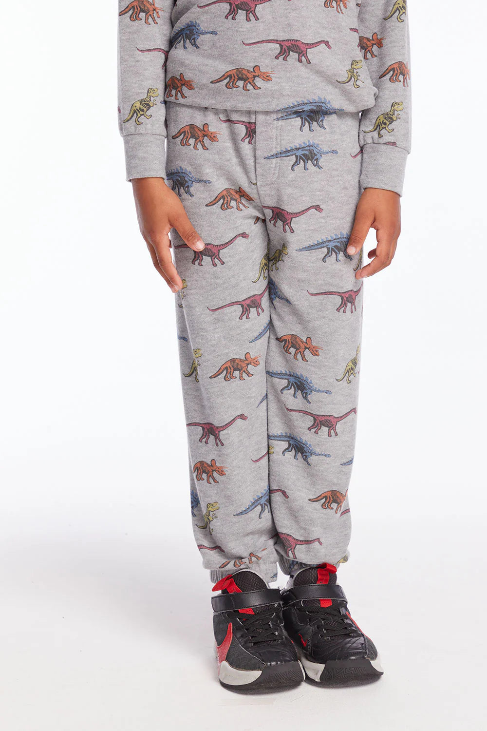 kids skeleton dinos jogger