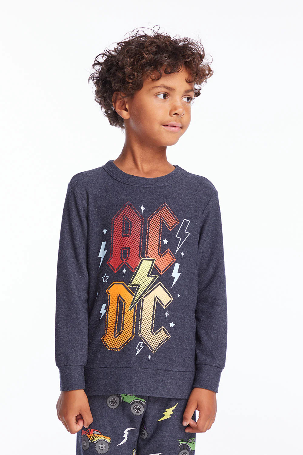 kids acdc bolt top